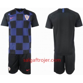 Kroatien Fodboldtrøjer Børn Udebanesæt VM 2018